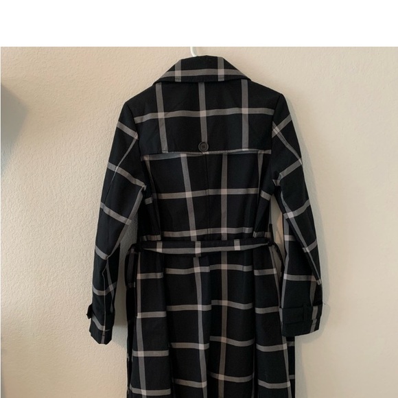 Merona Striped Trench Coat Jacket - Picture 3 of 9